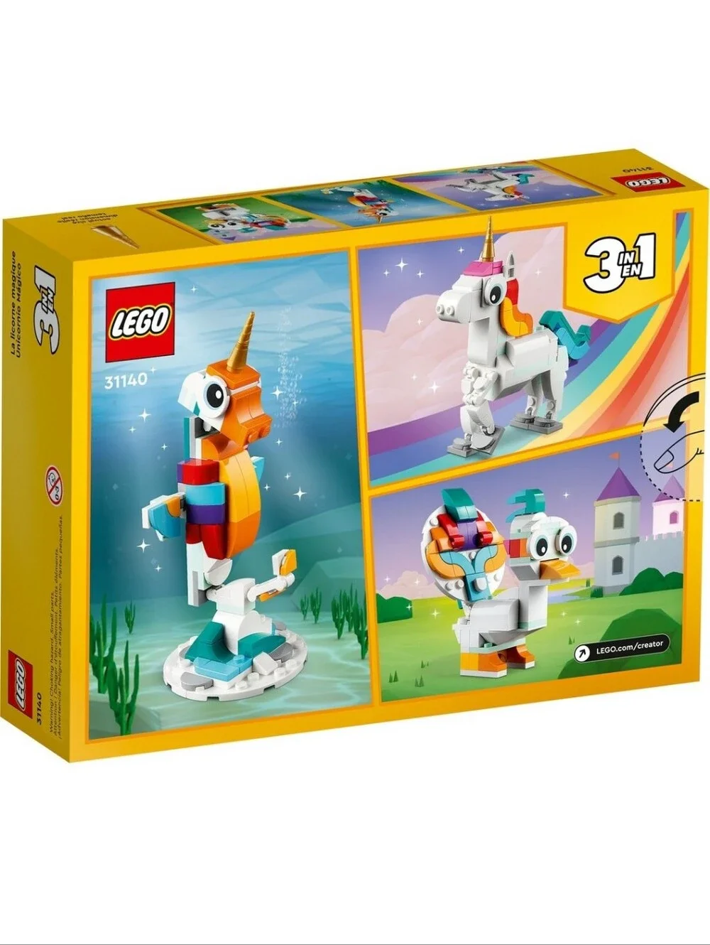 Lego Creator 3 in 1 Magical Unicorn 31140